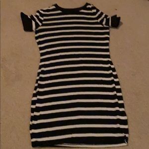 Black and white dress